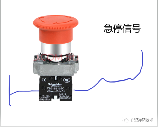 急停信號(hào)接入---喬森精密沖床(圖1) 急停信號(hào)接入---喬森精密沖床(圖1)